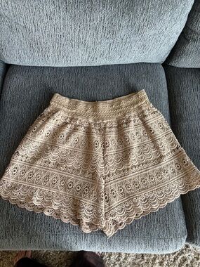 Boho Crotchet Shorts